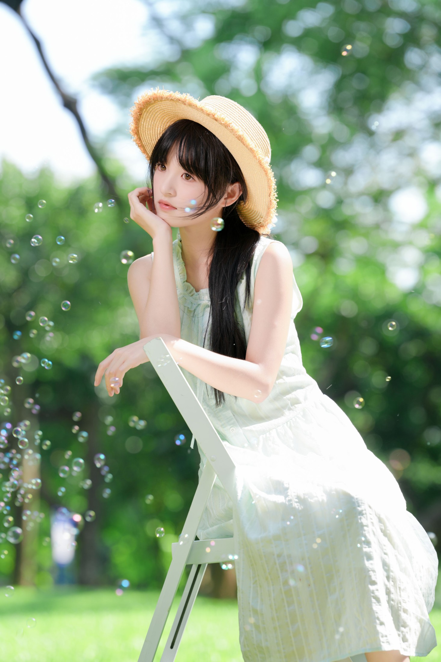 《森系清透氧气感少女写真》[35P]