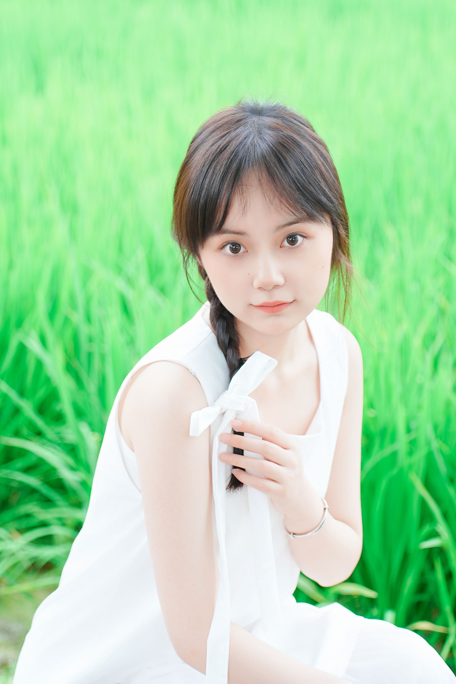 《夏天治愈系稻田拍照！》[9P]