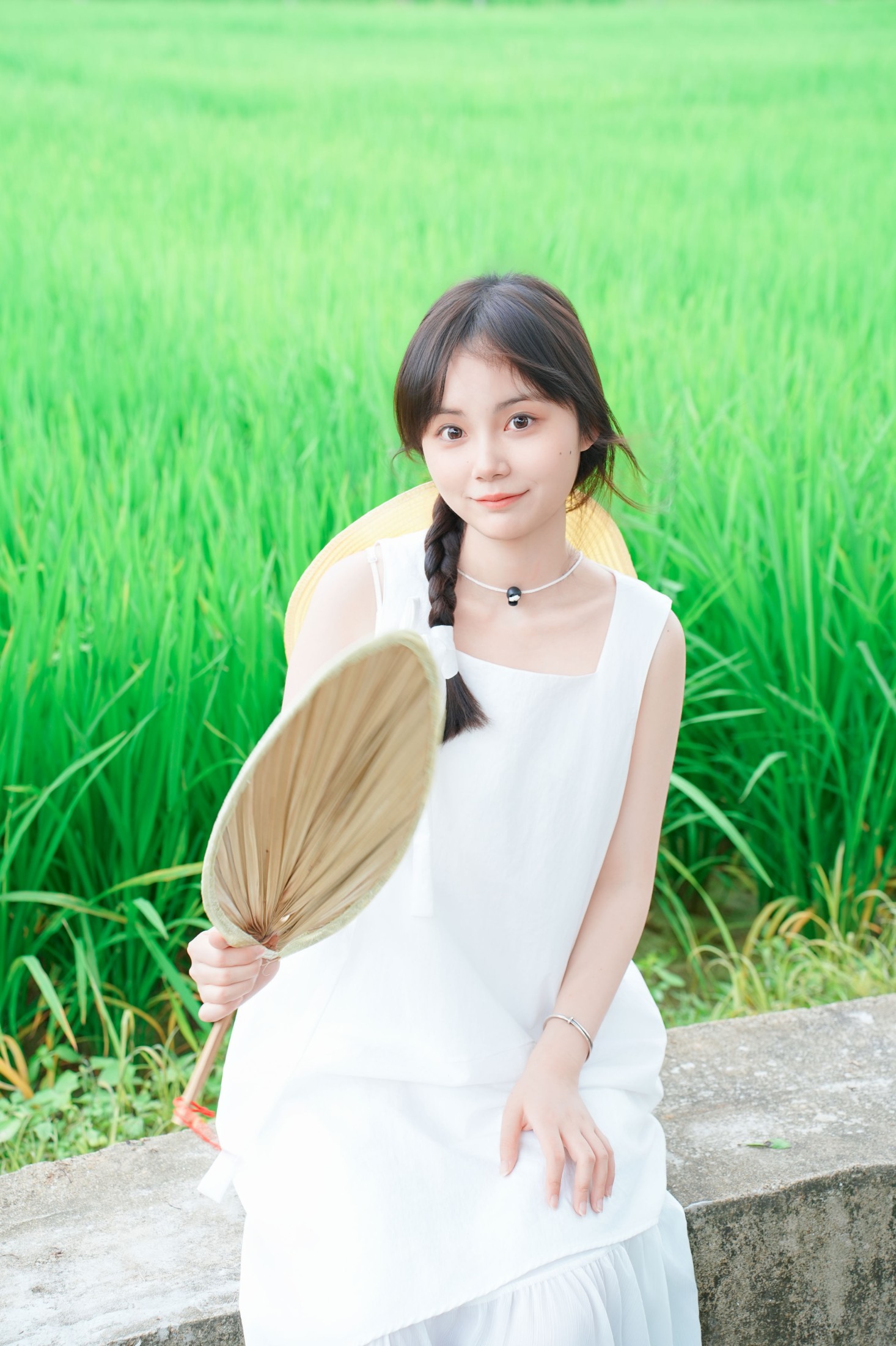 《夏天治愈系稻田拍照！》[9P]