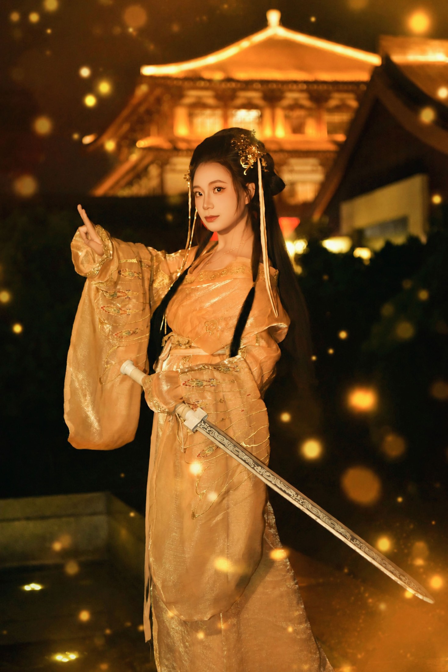 《夜影古韵：金衣女侠的静谧时光》[14P]