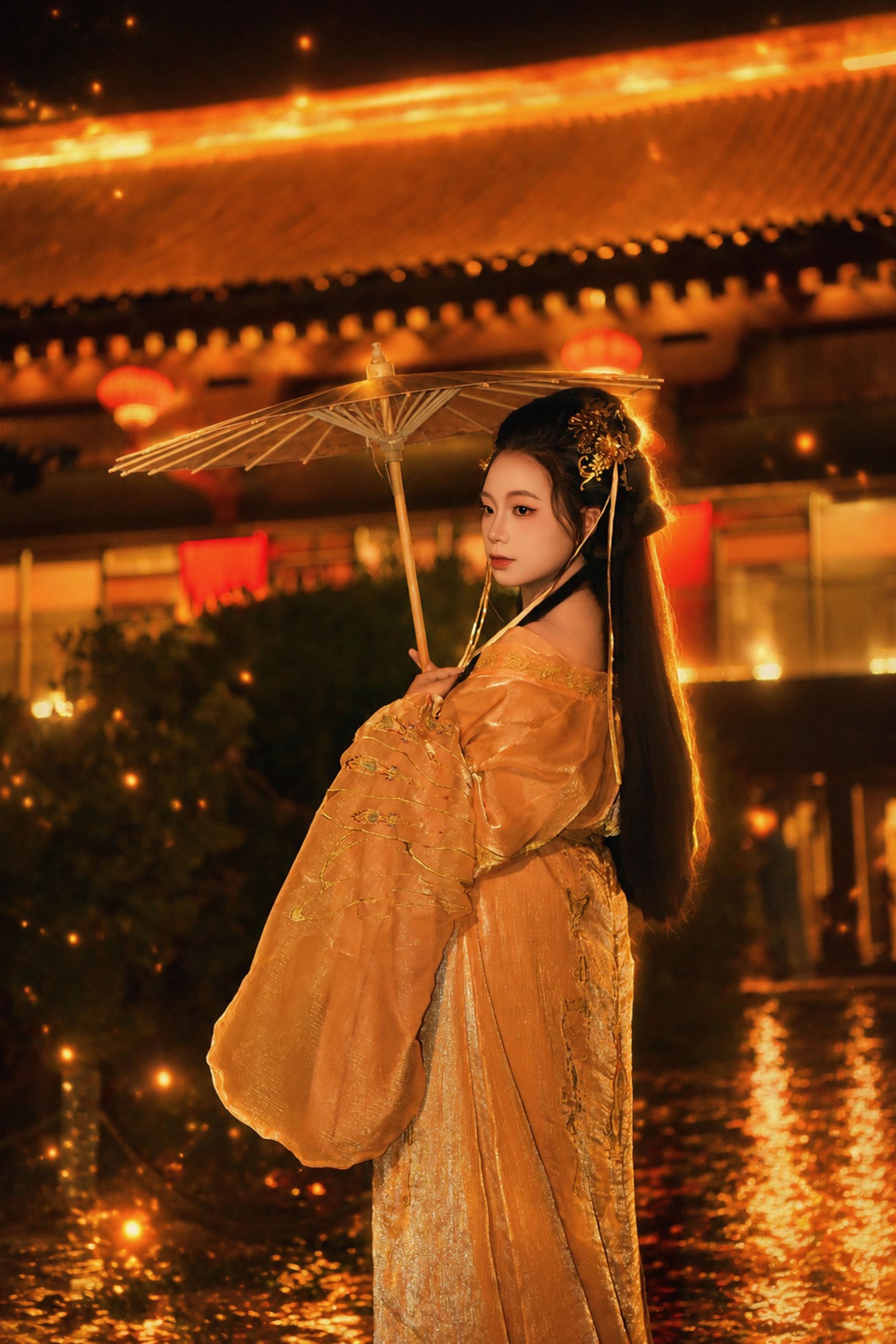 《夜影古韵：金衣女侠的静谧时光》[14P]