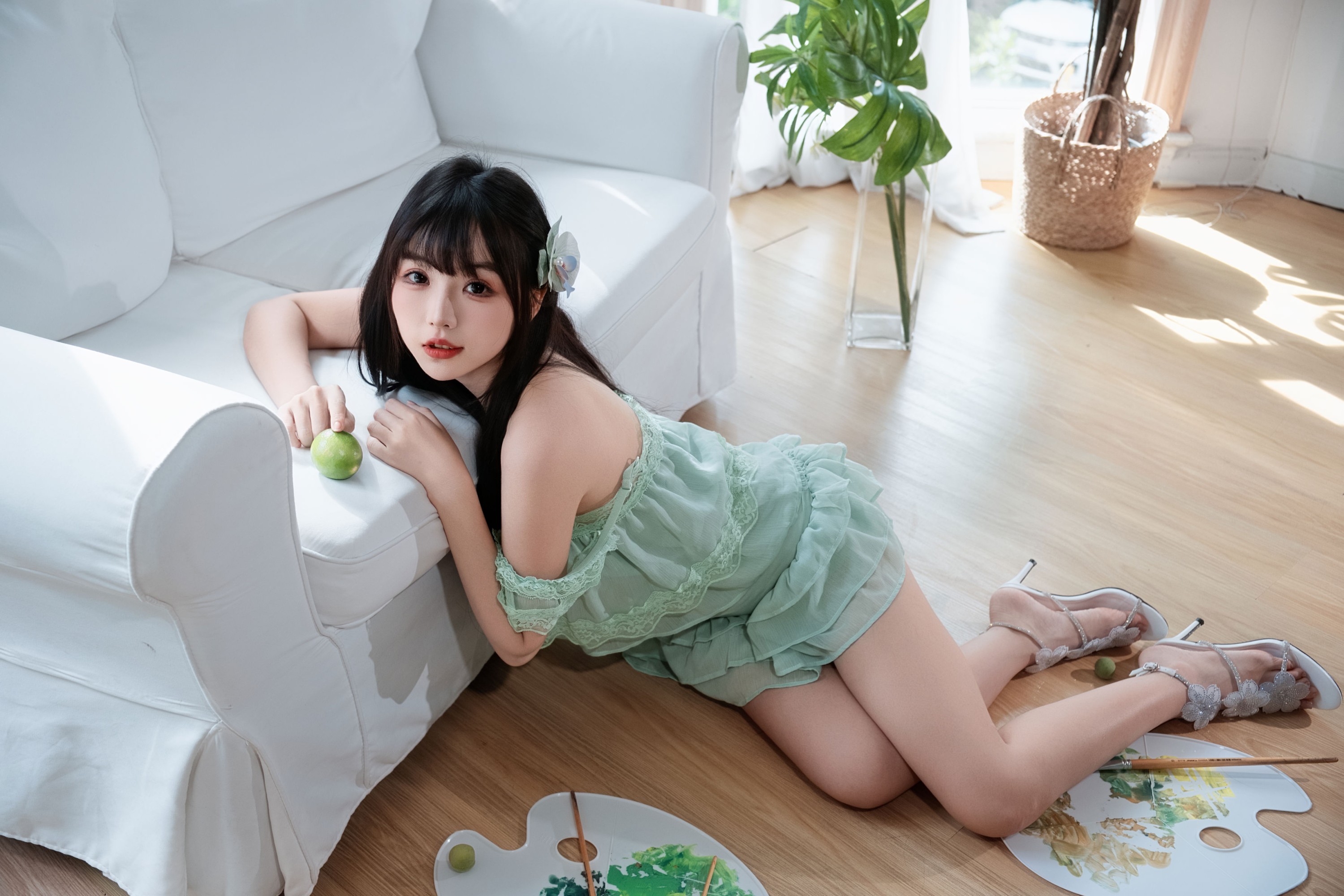 《画室少女｜把一整个夏天都画进画面里》[10P]