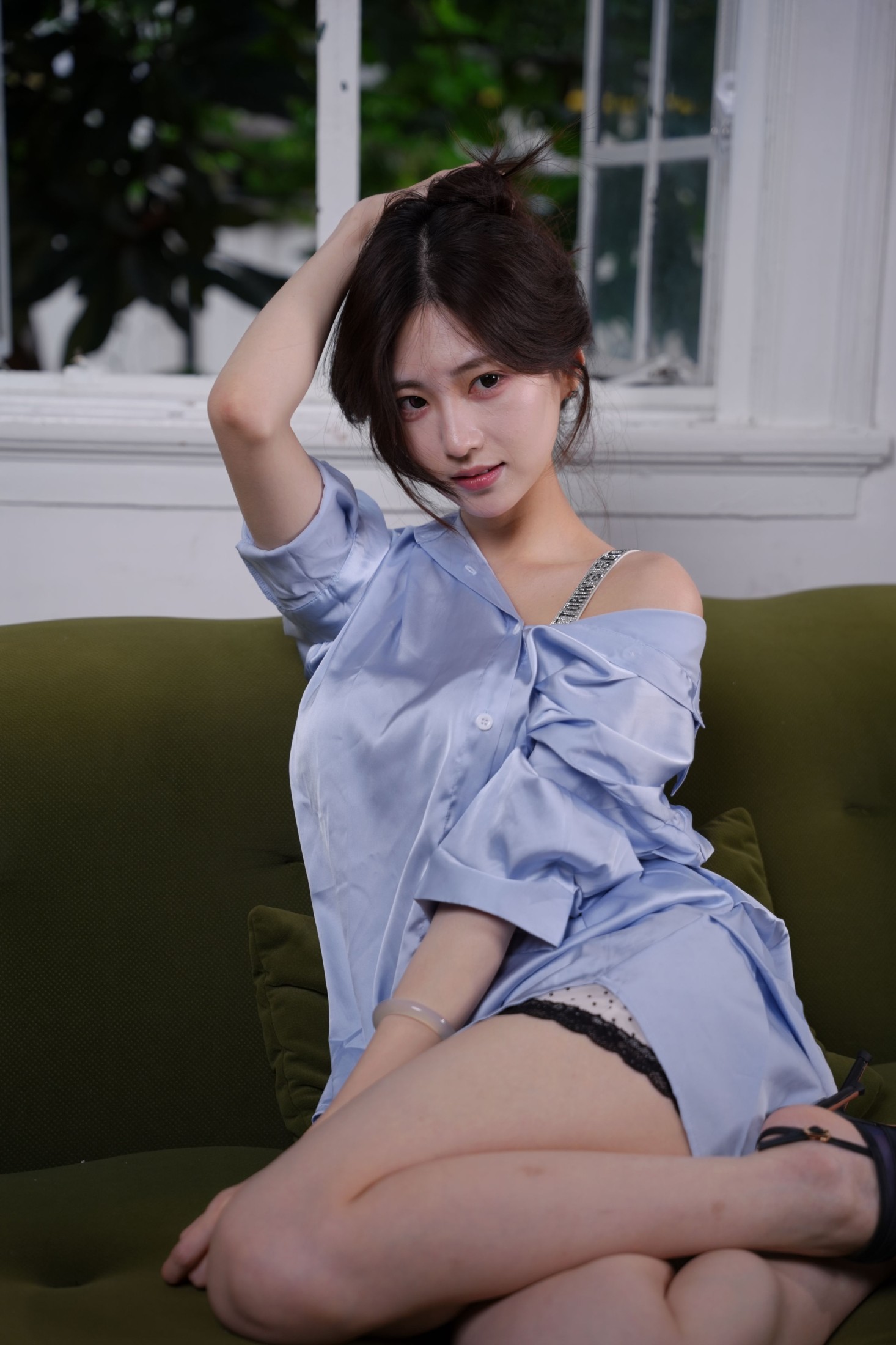 《怡宝-丝绸睡衣》[9P]