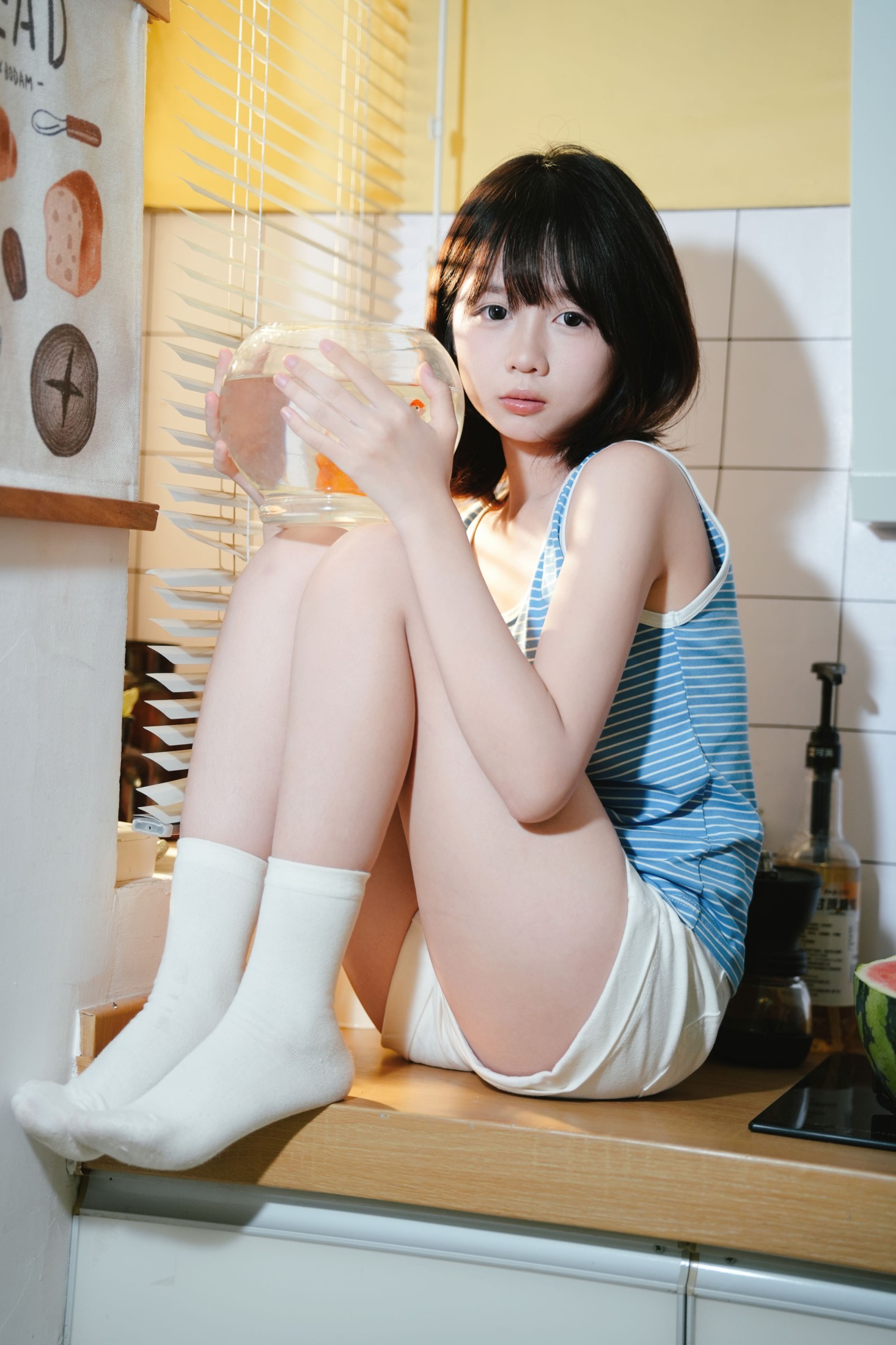 蓝色少女