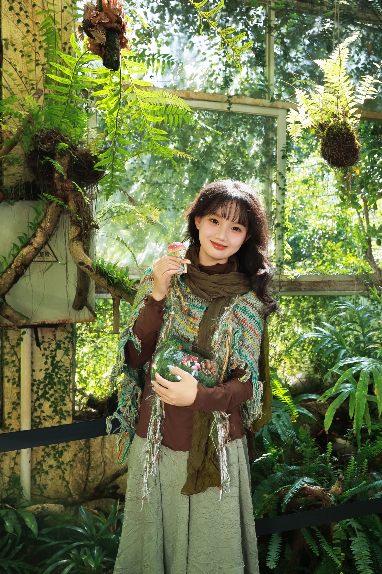 闯入森林秘境，遇见藏在光影里的童话少女