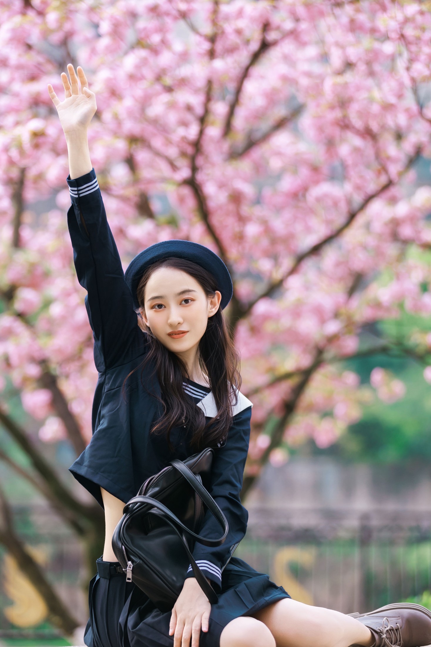 樱花树下