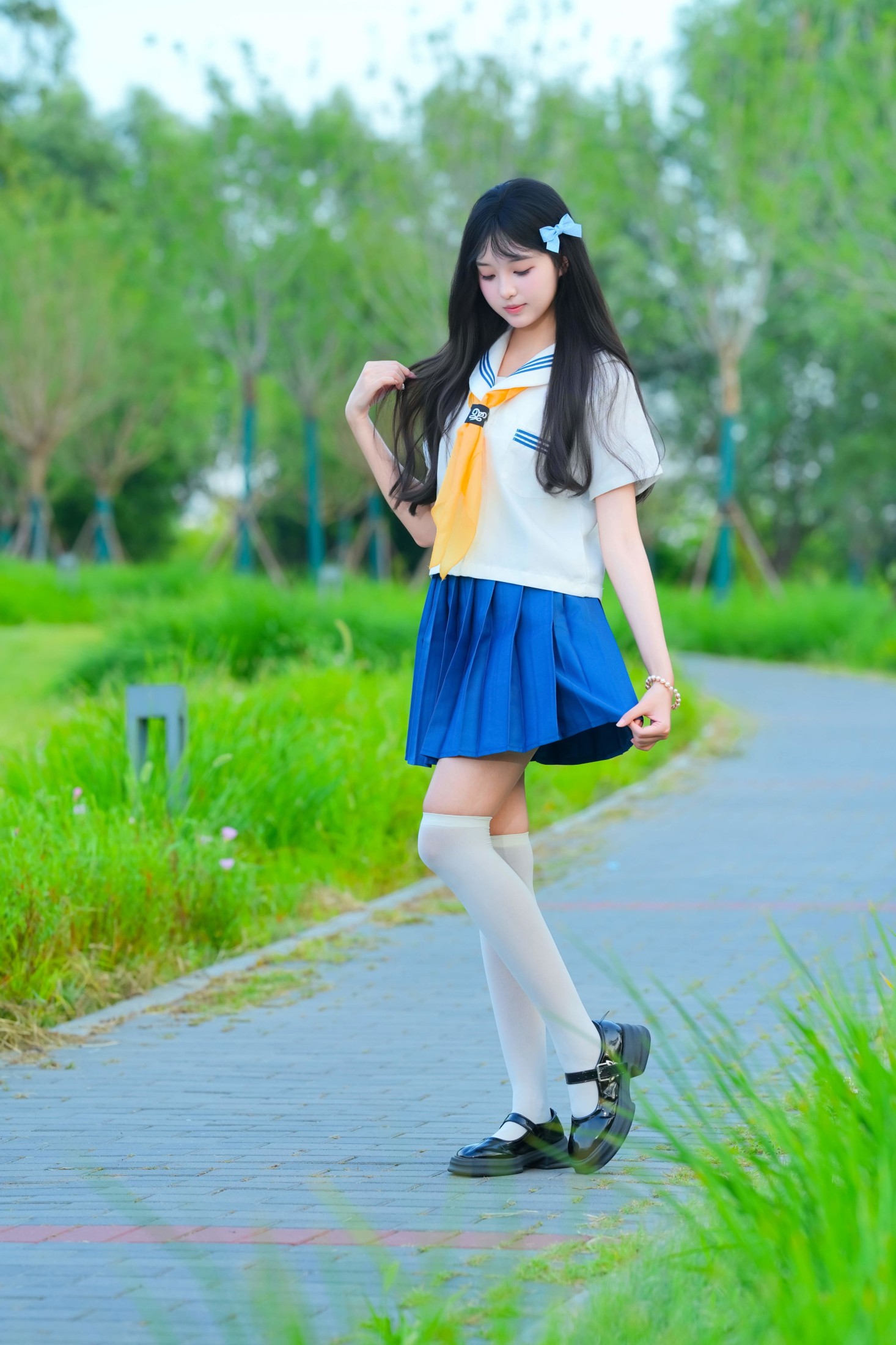 模特小月 ｜ Vol.39 - 公园JK少女