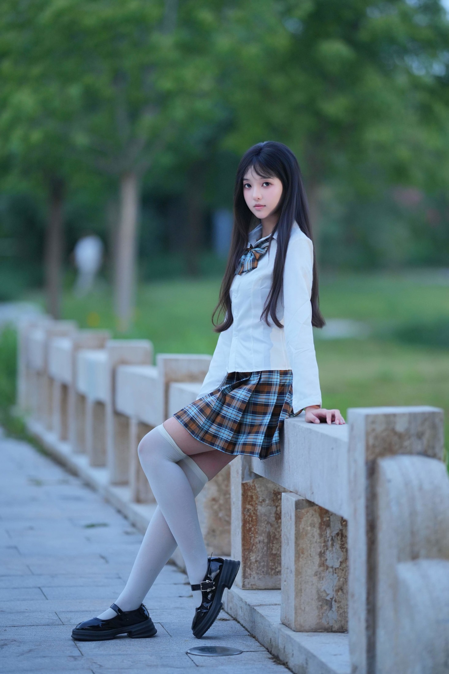 《模特小月 ｜ Vol.45 - JK学妹》[26P]