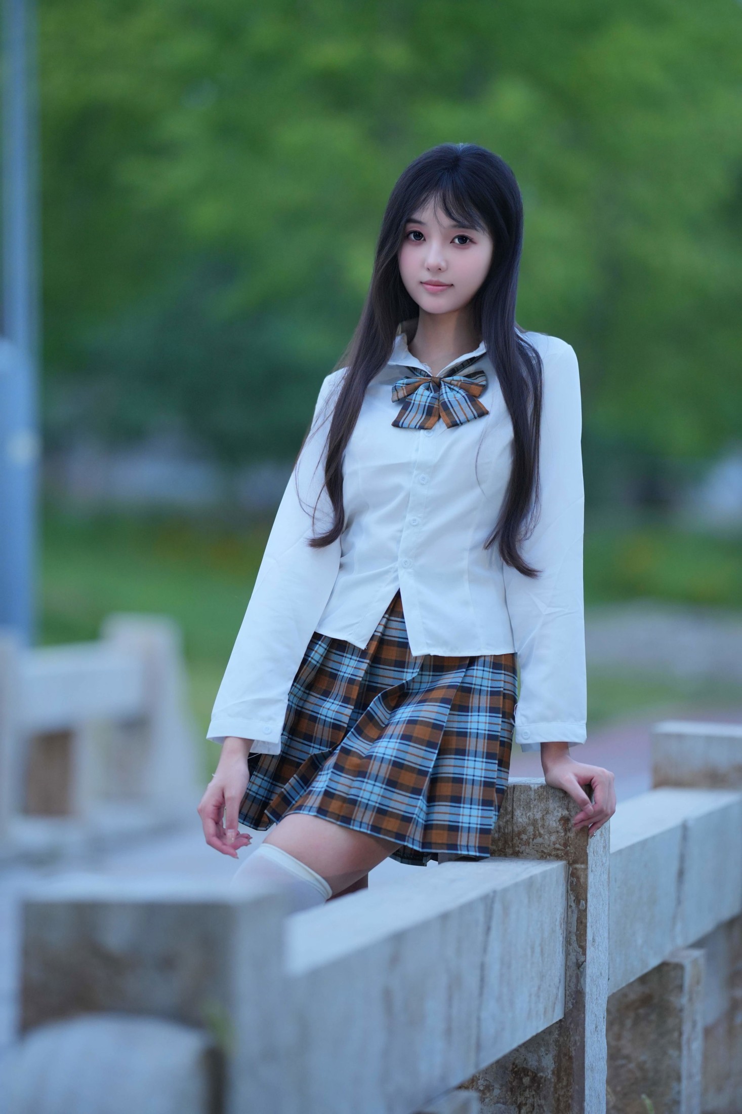 《模特小月 ｜ Vol.45 - JK学妹》[26P]