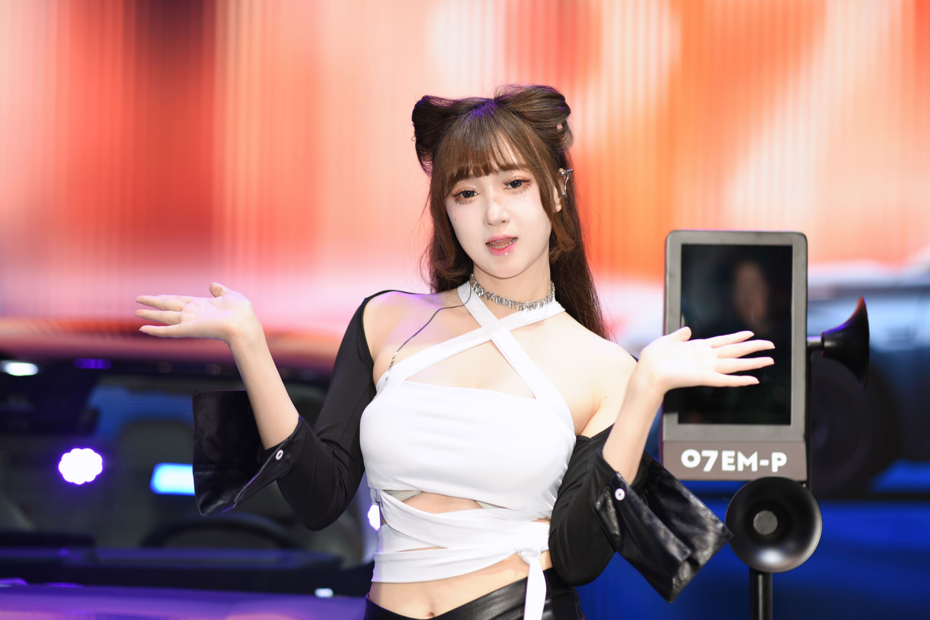 可爱车模