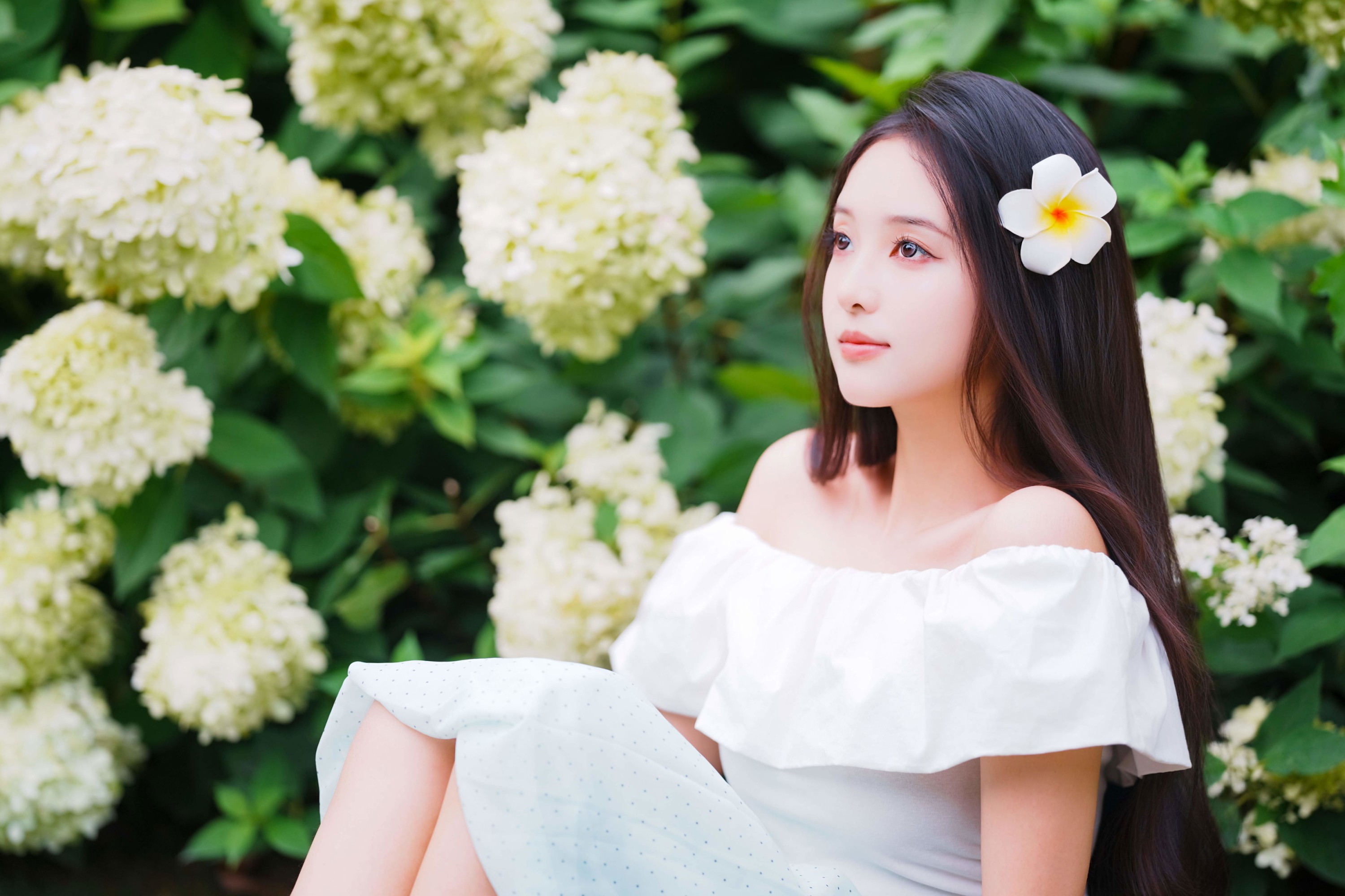 模特小月 ｜ Vol.59 - 绣球花也不如小月美