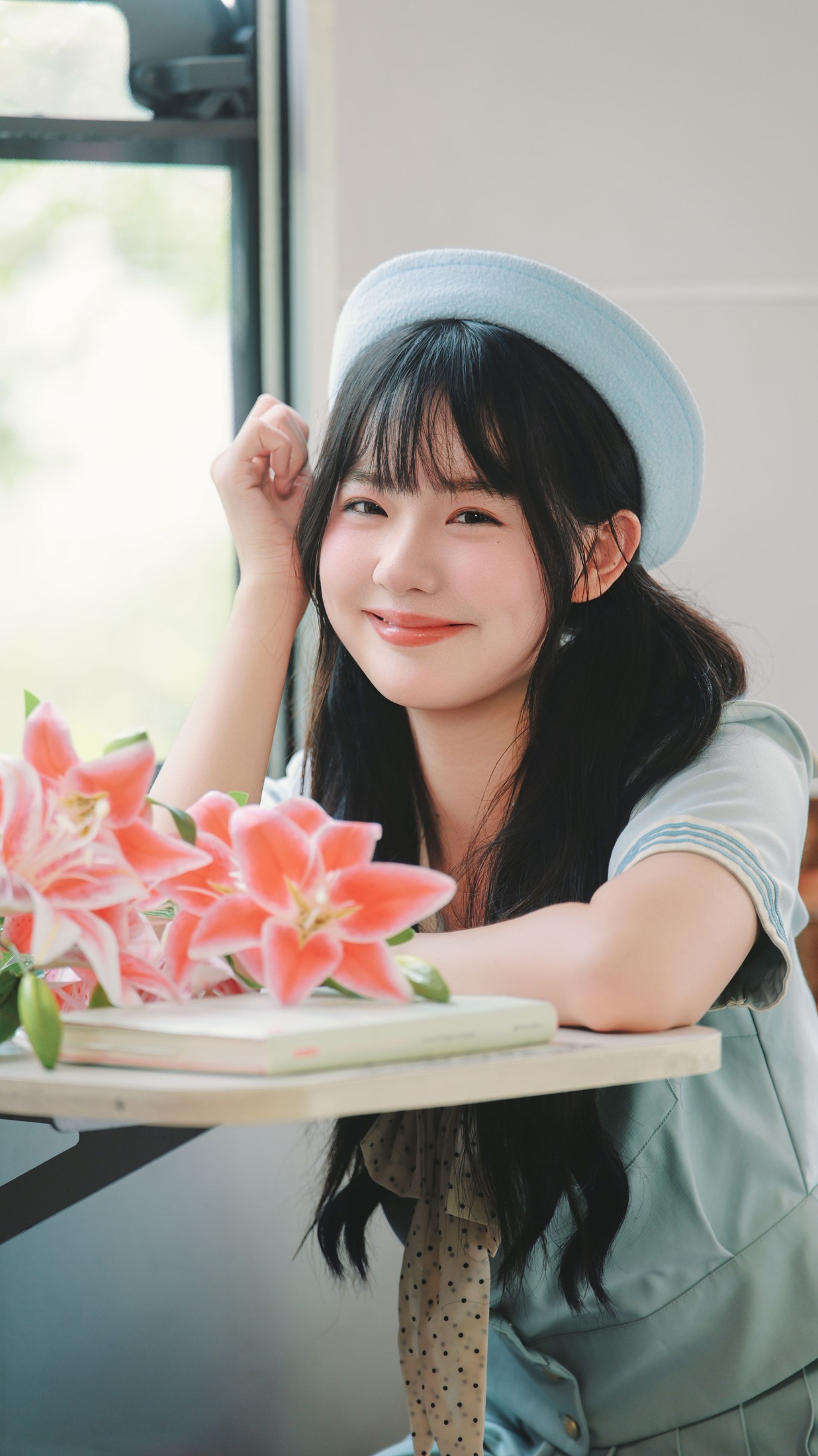 夏天日系学院少女