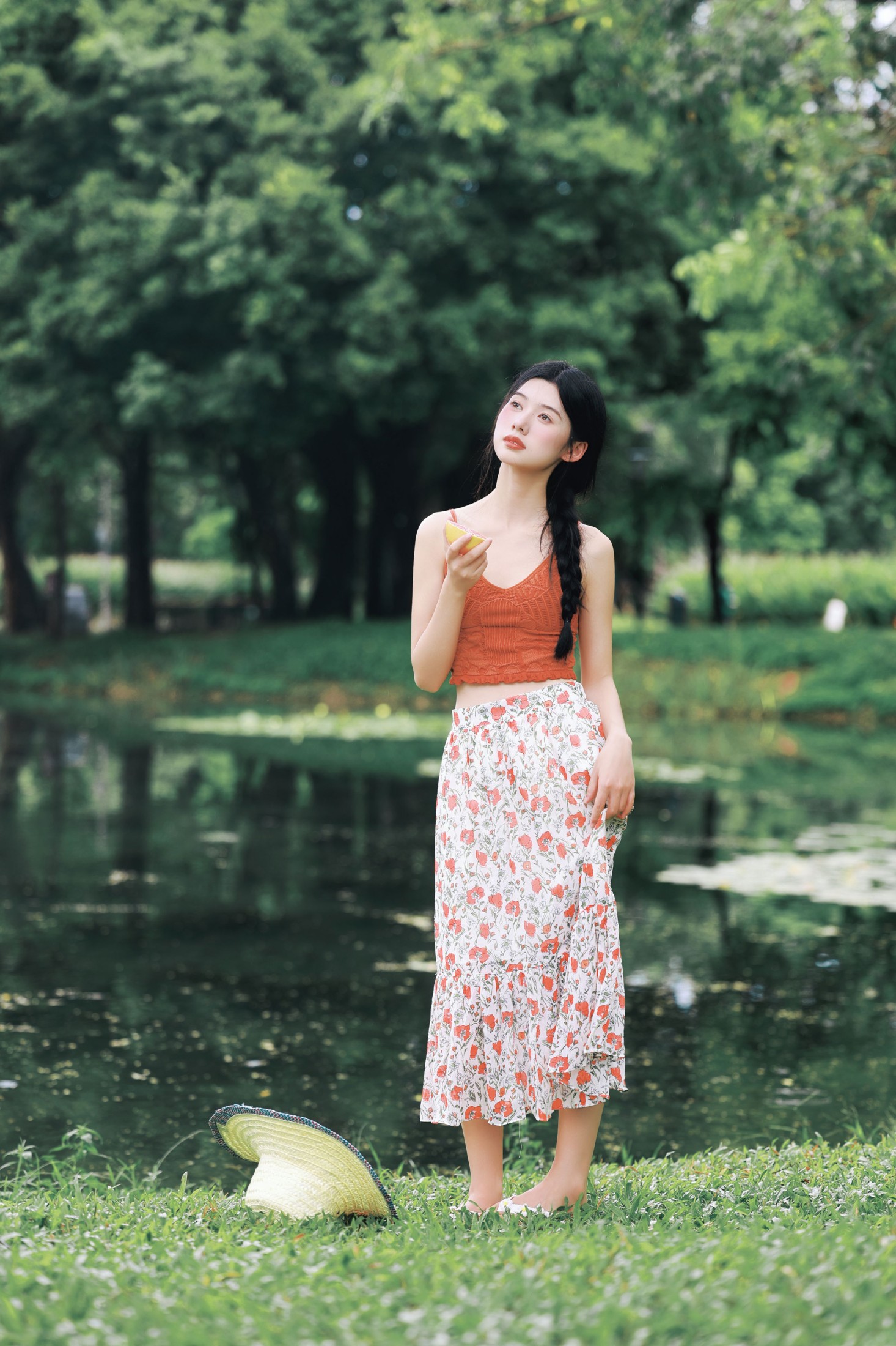 西柚味的夏天，是橘子汽水的颜色