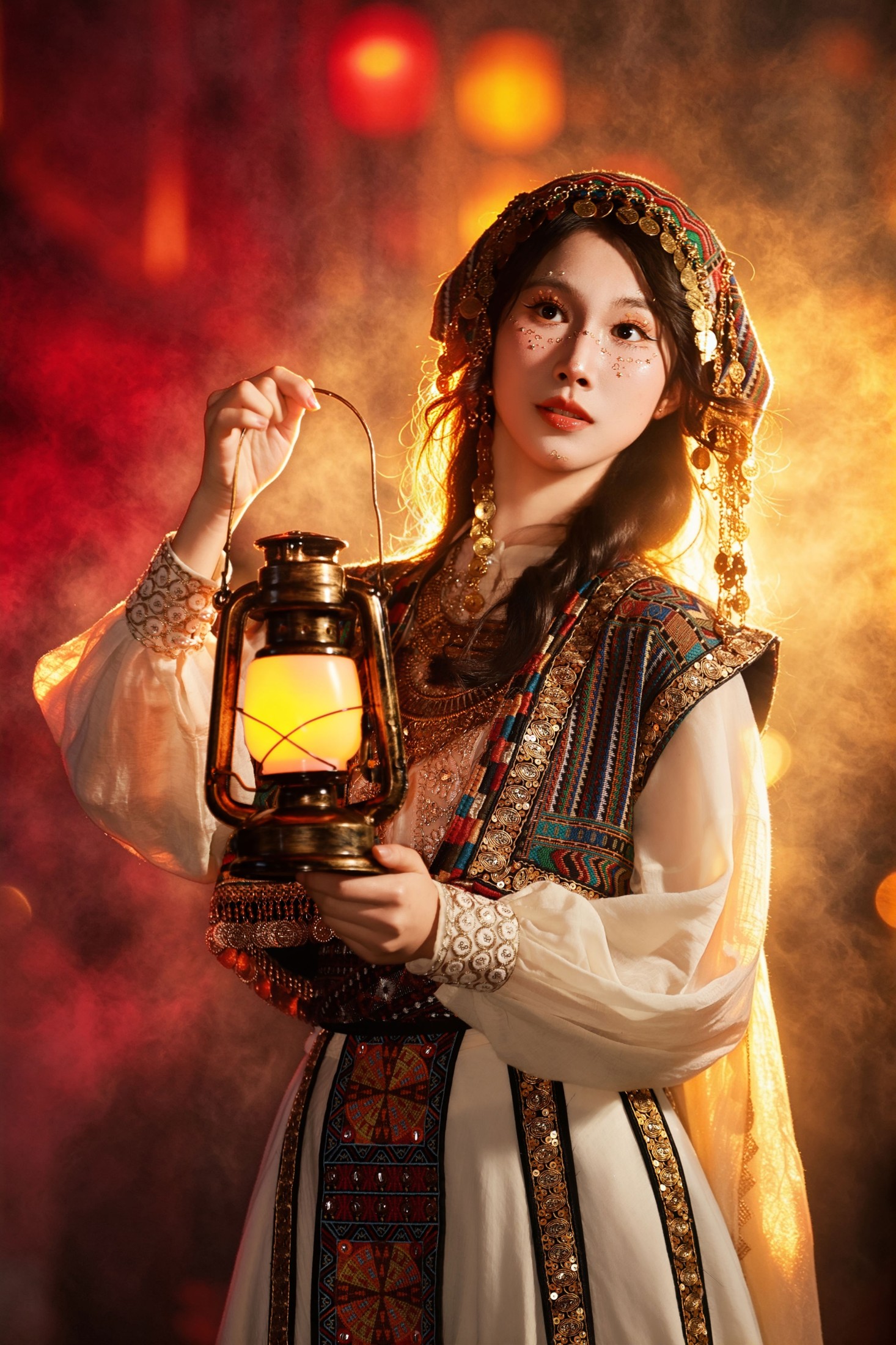 《西域少女｜提一盏马灯，闯入古城烟火里》[9P]