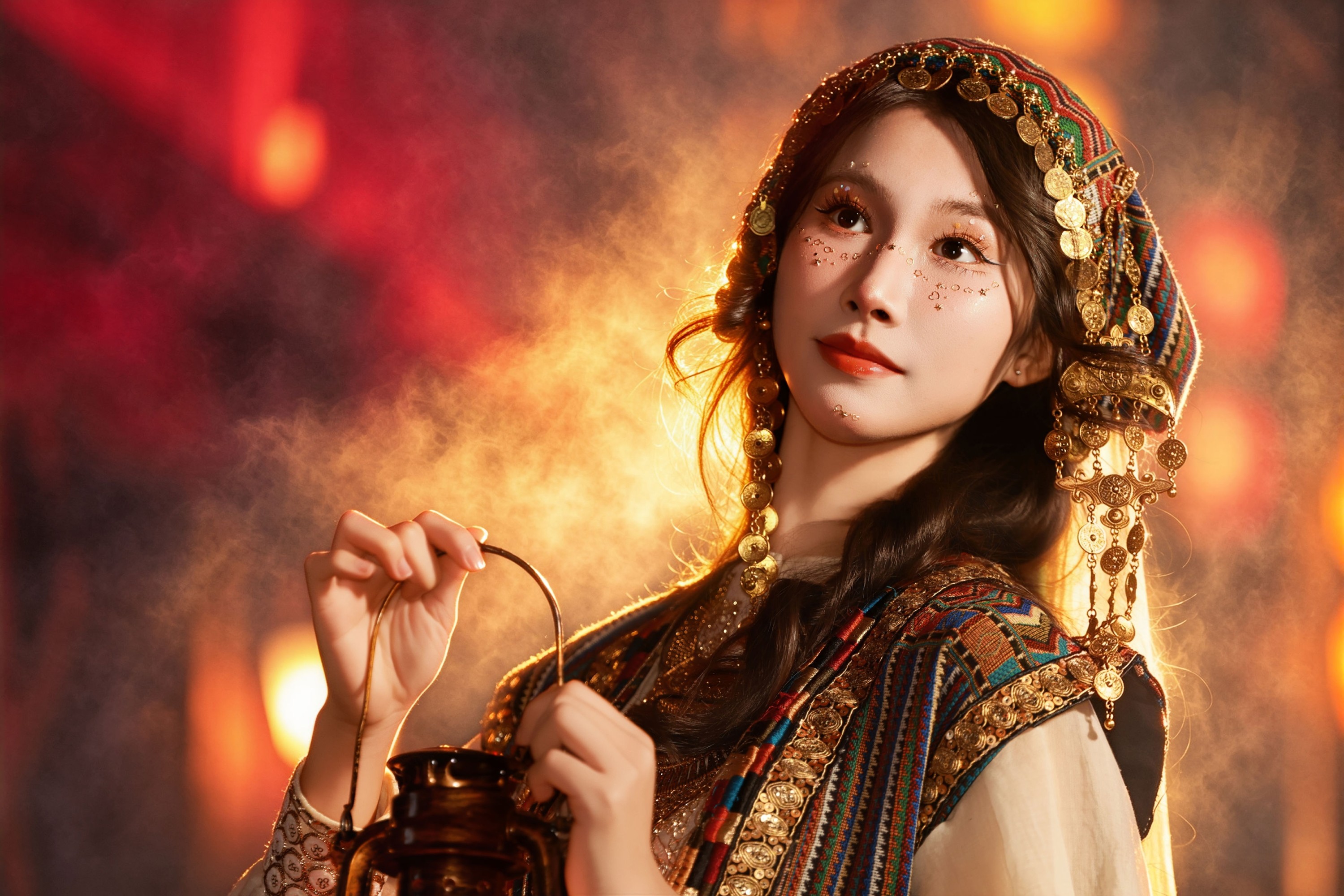《西域少女｜提一盏马灯，闯入古城烟火里》[9P]