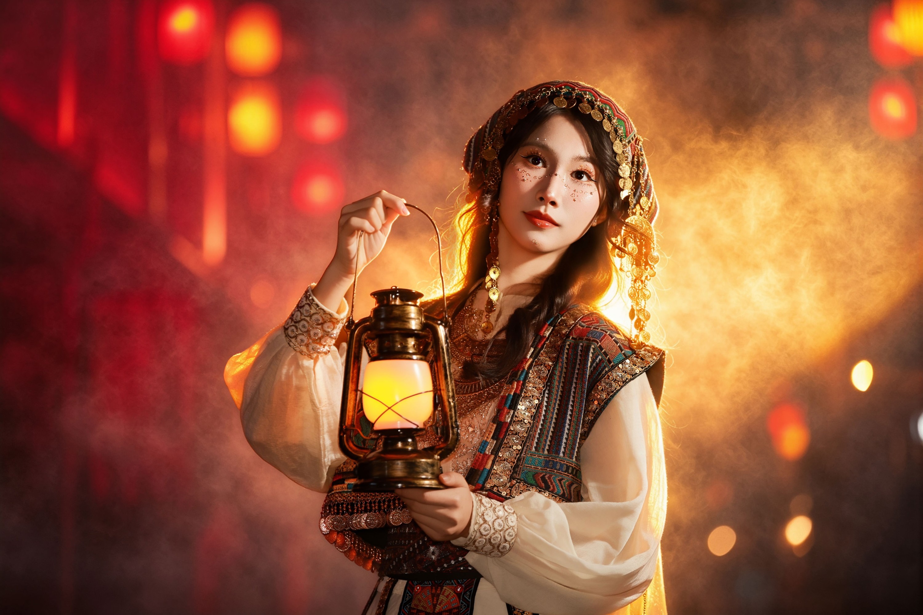《西域少女｜提一盏马灯，闯入古城烟火里》[9P]