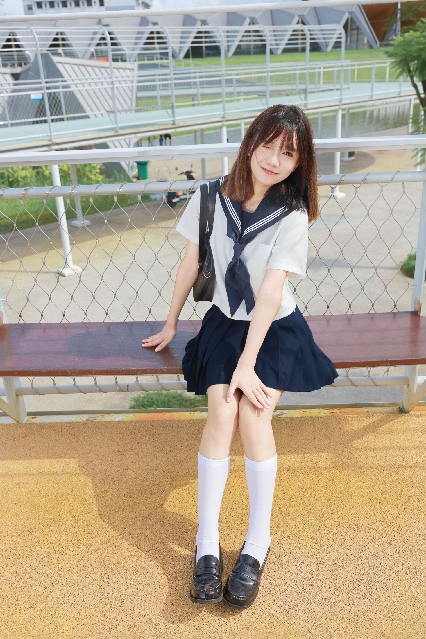 《天桥、阳光与 JK，是夏天的浪漫》[10P]